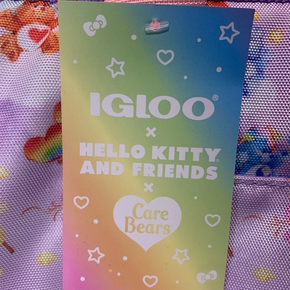 Care Bears Hello Kitty Friends Insulated Tote Diaper Bag New - Picture 5 of 9